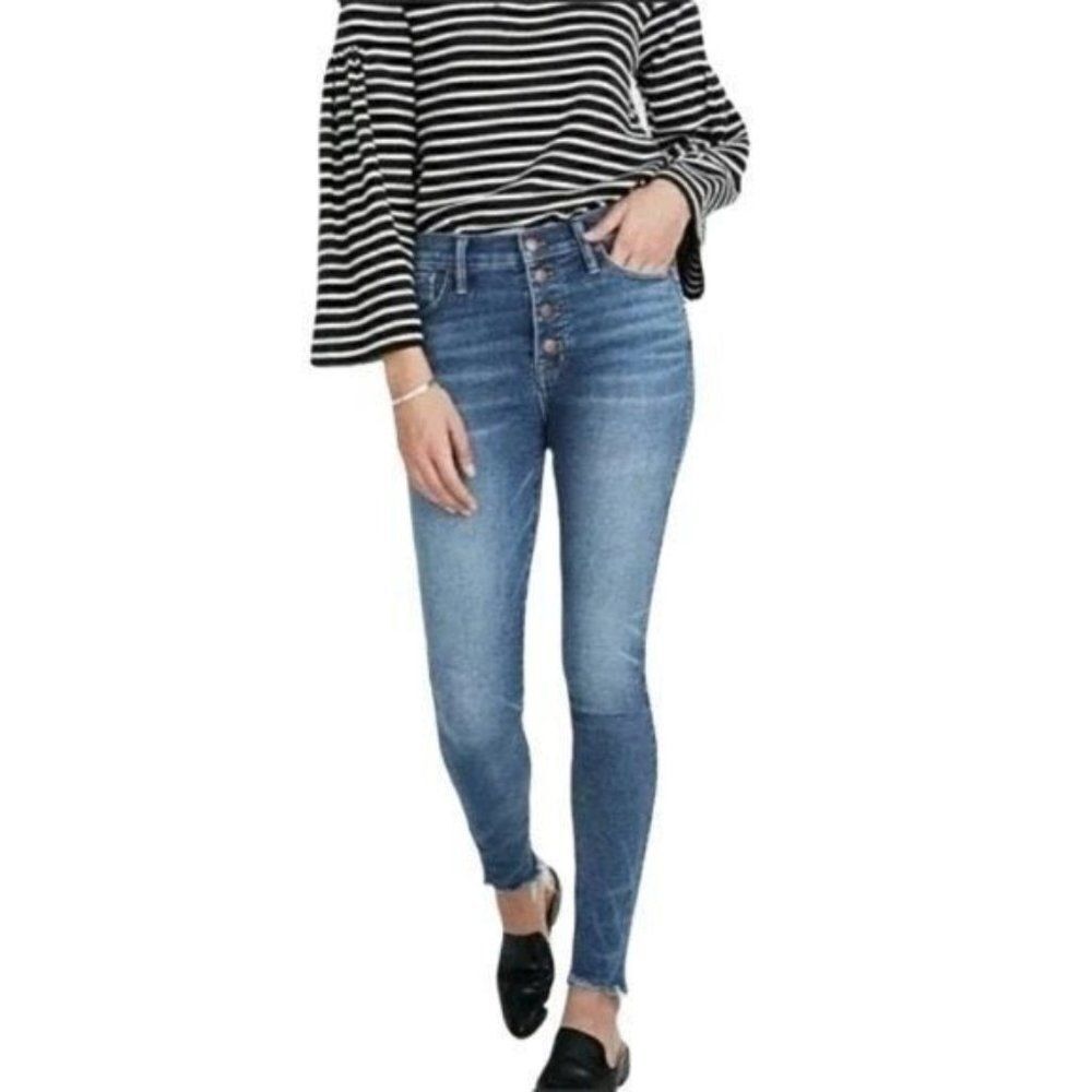 Madewell Women's 10" High Rise Skinny Crop Jeans Size 28